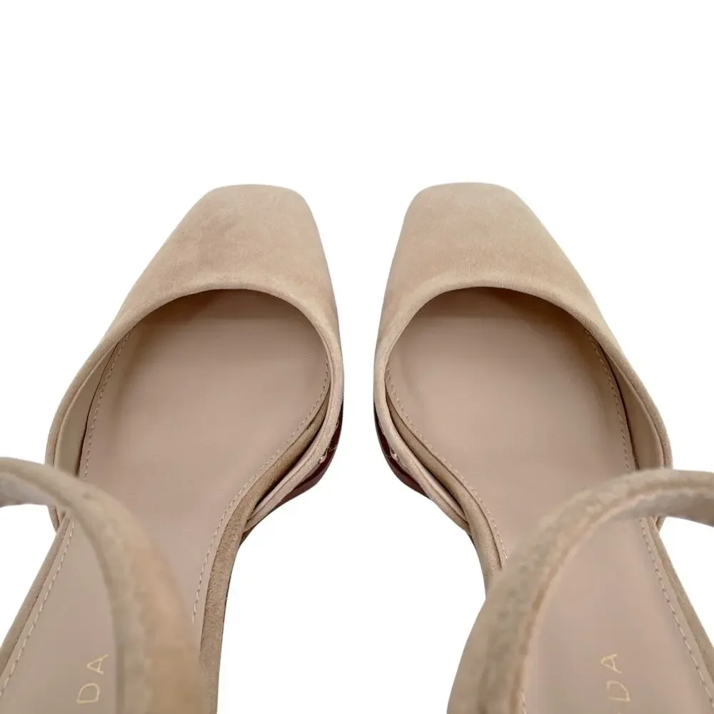 PELLE MODA Dietta in Latte Kid Suede 7